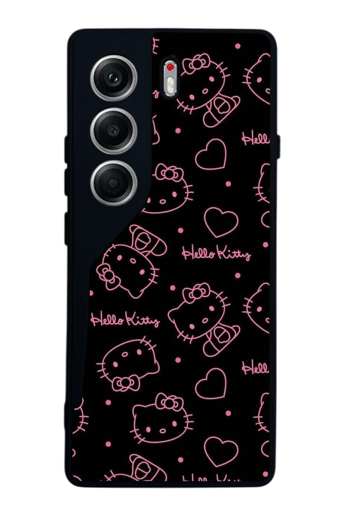 Tecno Camon 40 Uyumlu HelloKitty Tasarımlı Glossy Premium Kılıf