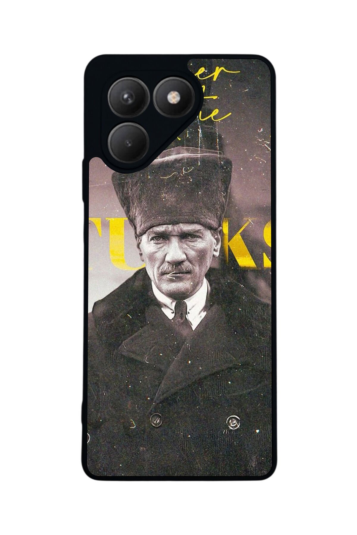 Tecno Pova 7 Mat Uyumlu Siyah Kılıf – Yumuşak Silikon, Koruyucu, Şok Emici Kapak