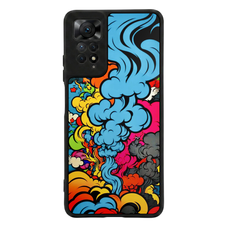 Xiaomi Redmi Note 11 Pro Uyumlu Abstract Tasarımlı Glossy Premium Kılıf