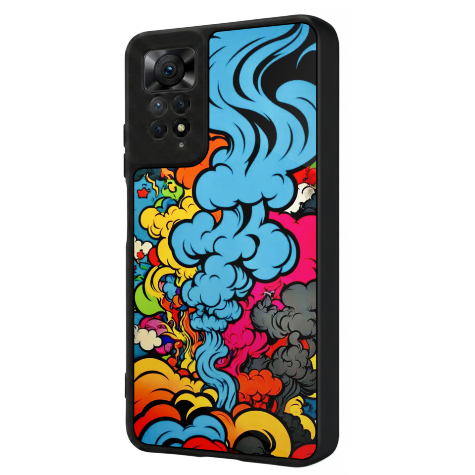 Xiaomi Redmi Note 11 Pro Uyumlu Abstract Tasarımlı Glossy Premium Kılıf