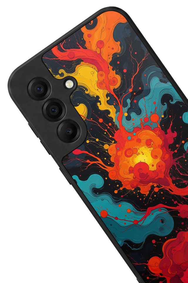 Samsung Galaxy A17 Uyumlu Abstract Tasarımlı Glossy Premium Kılıf