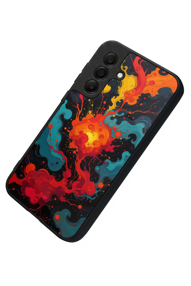 Samsung Galaxy A17 Uyumlu Abstract Tasarımlı Glossy Premium Kılıf