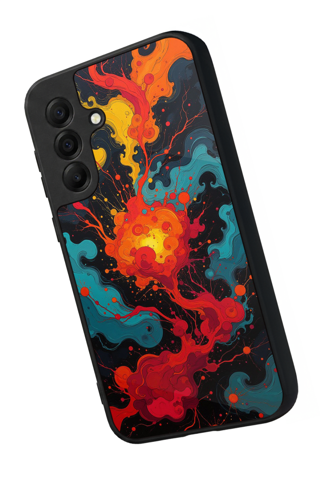 Samsung Galaxy A17 Uyumlu Abstract Tasarımlı Glossy Premium Kılıf