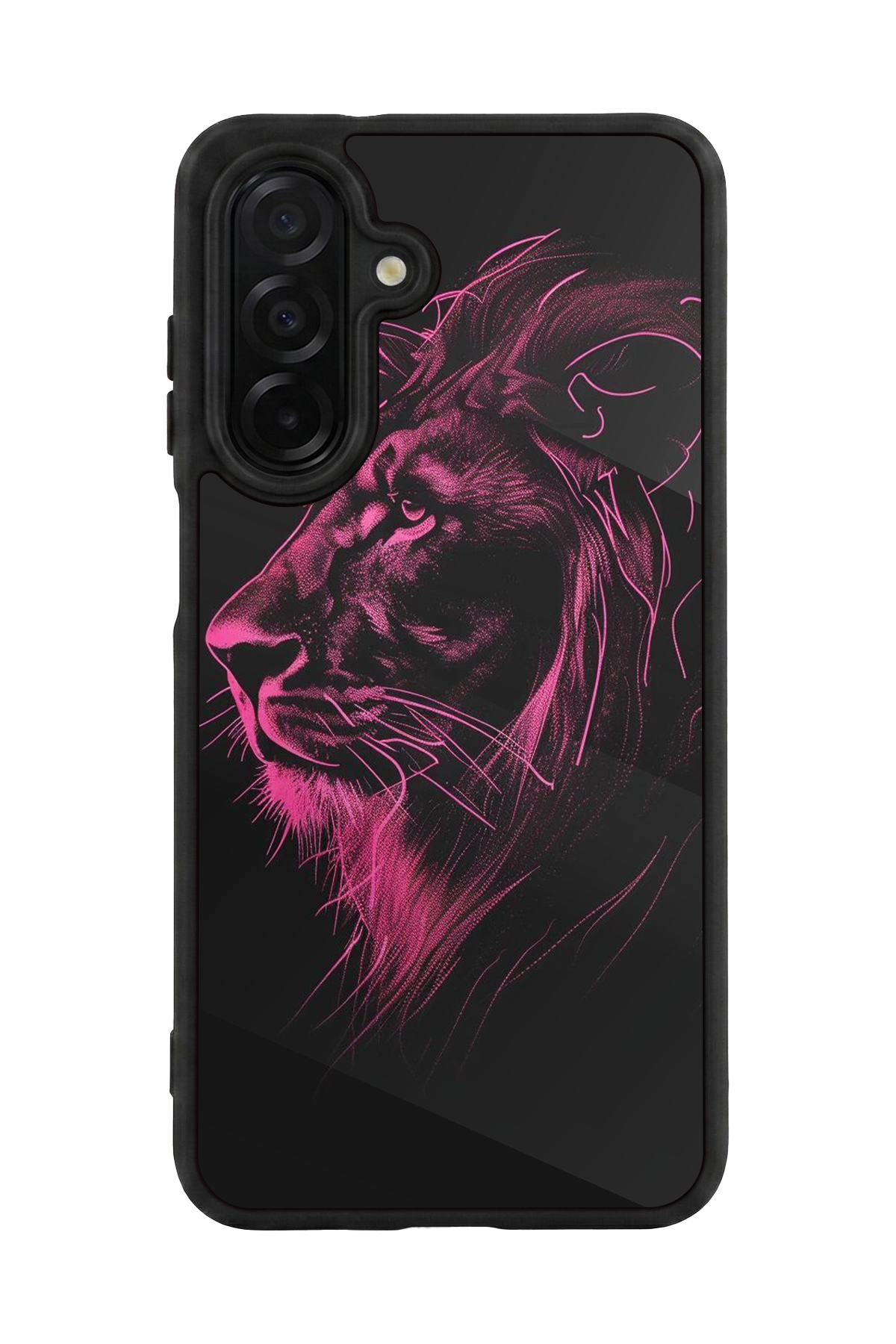 Samsung Galaxy A36 Uyumlu Aslan Tasarımlı Glossy Premium Kılıf