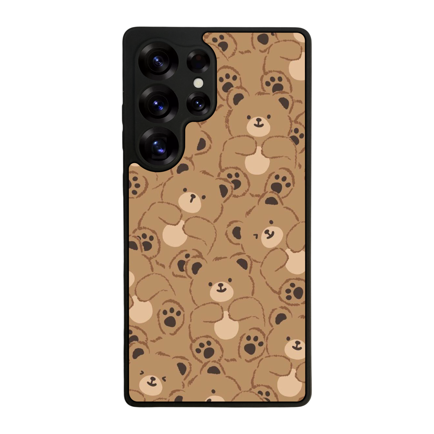 Samsung Galaxy S25 Ultra Uyumlu Ayı Tasarımlı Glossy Premium Kılıf