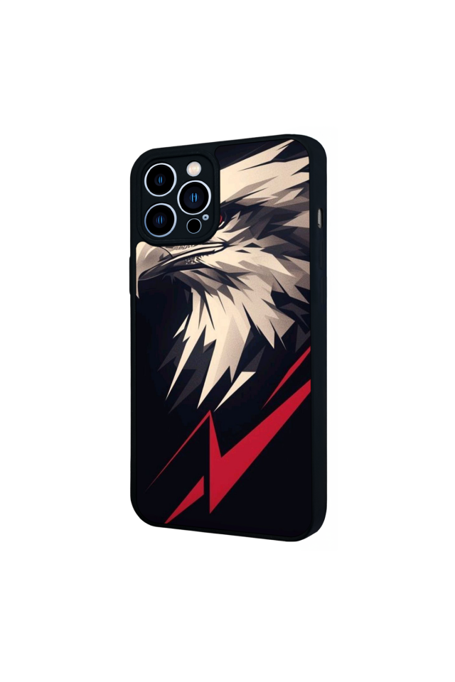iPhone 12 Pro Max Uyumlu Besiktas Tasarımlı Glossy Premium Kılıf