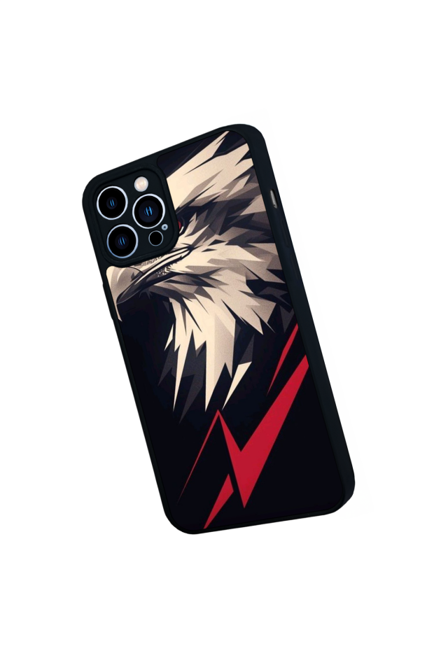 iPhone 12 Pro Max Uyumlu Besiktas Tasarımlı Glossy Premium Kılıf