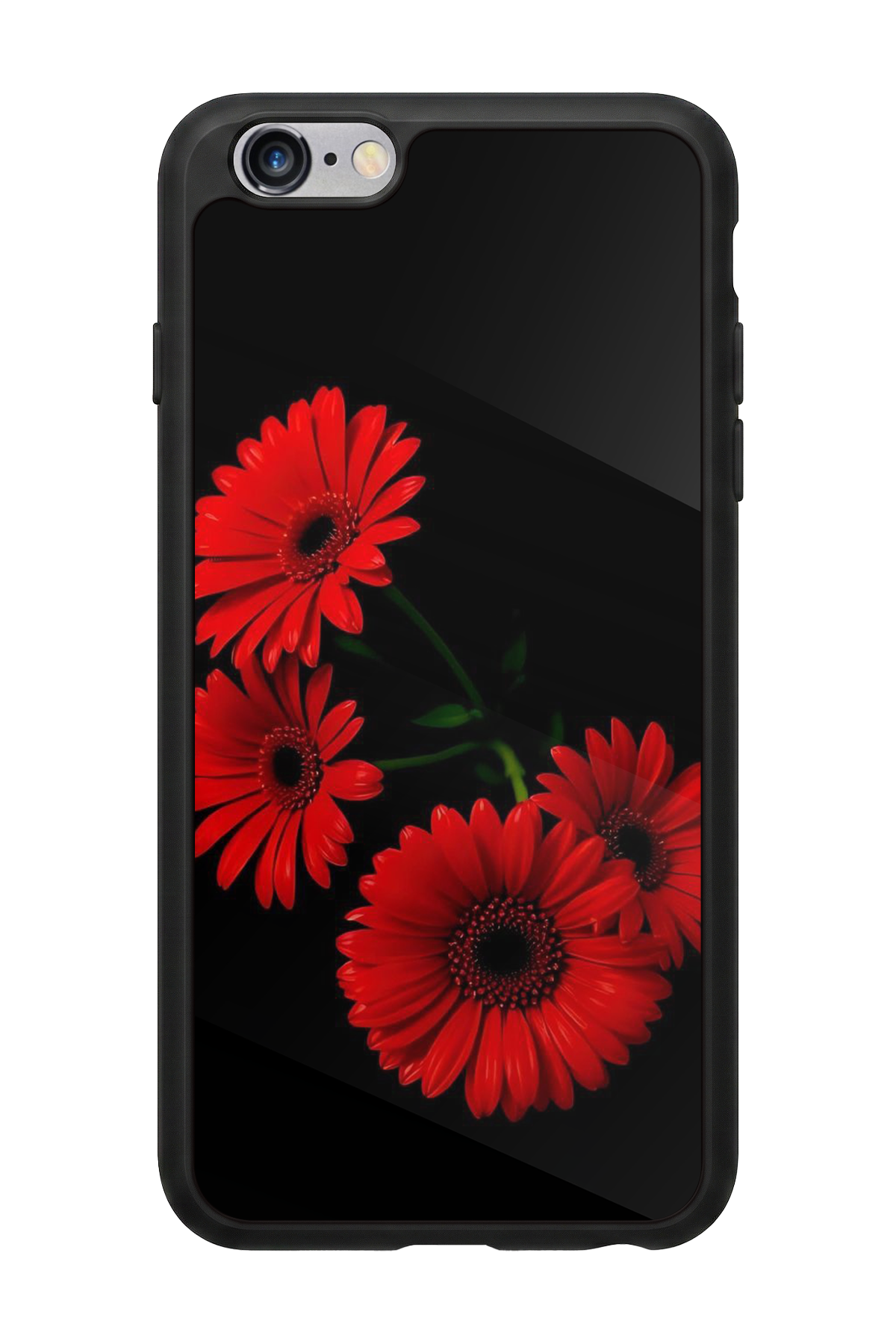 iPhone 6 Plus Uyumlu Cicek Tasarımlı Glossy Premium Kılıf