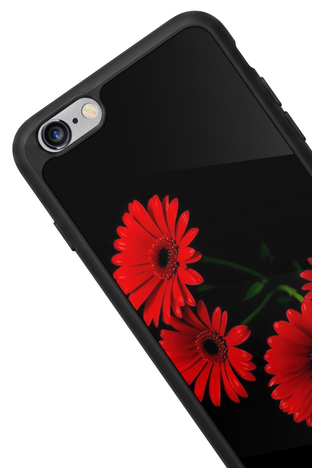 iPhone 6 Plus Uyumlu Cicek Tasarımlı Glossy Premium Kılıf