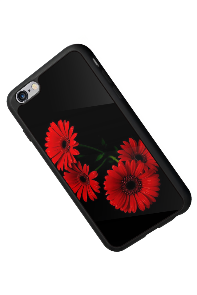 iPhone 6 Plus Uyumlu Cicek Tasarımlı Glossy Premium Kılıf