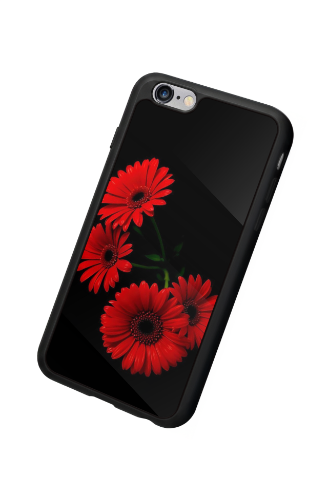 iPhone 6 Plus Uyumlu Cicek Tasarımlı Glossy Premium Kılıf