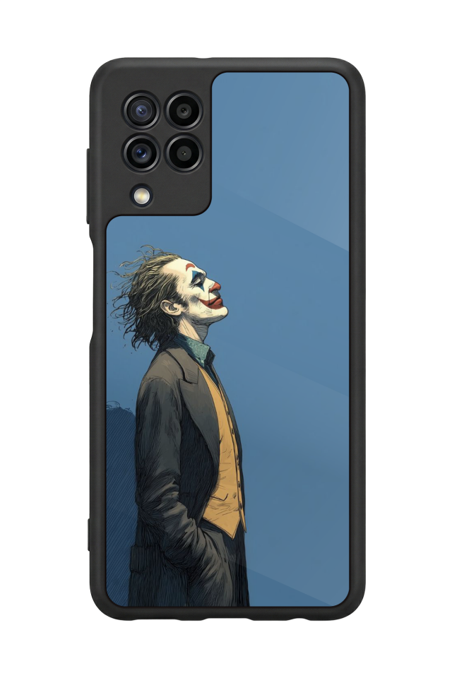Samsung Galaxy M22 Uyumlu Joker Tasarımlı Glossy Premium Kılıf