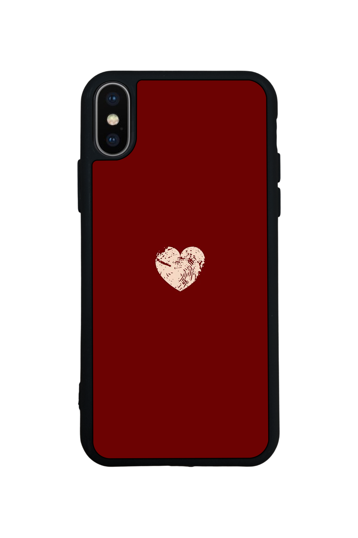 iPhone XS Max Uyumlu Kalp Love Tasarımlı Glossy Premium Kılıf