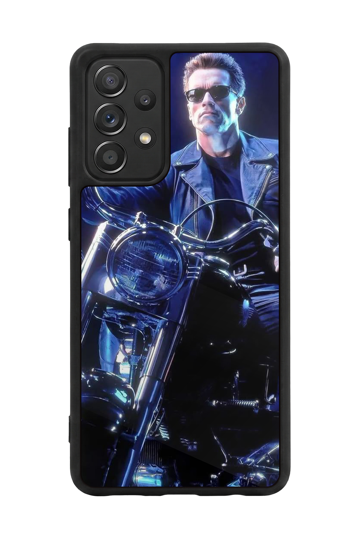 Samsung Galaxy A72 Uyumlu Terminator Tasarımlı Glossy Premium Kılıf