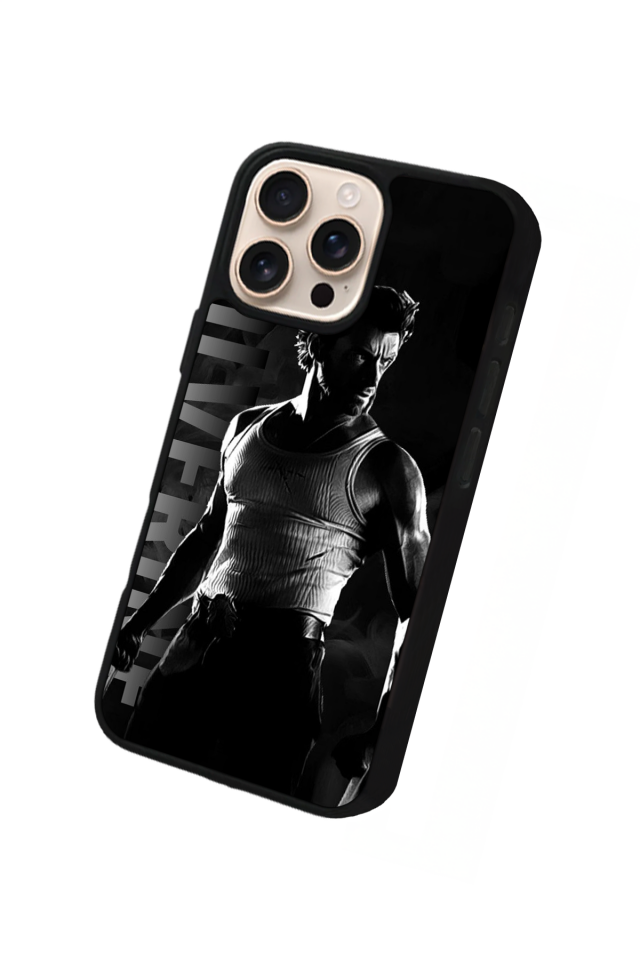 iPhone 15 Pro Uyumlu Wolverine Tasarımlı Glossy Premium Kılıf