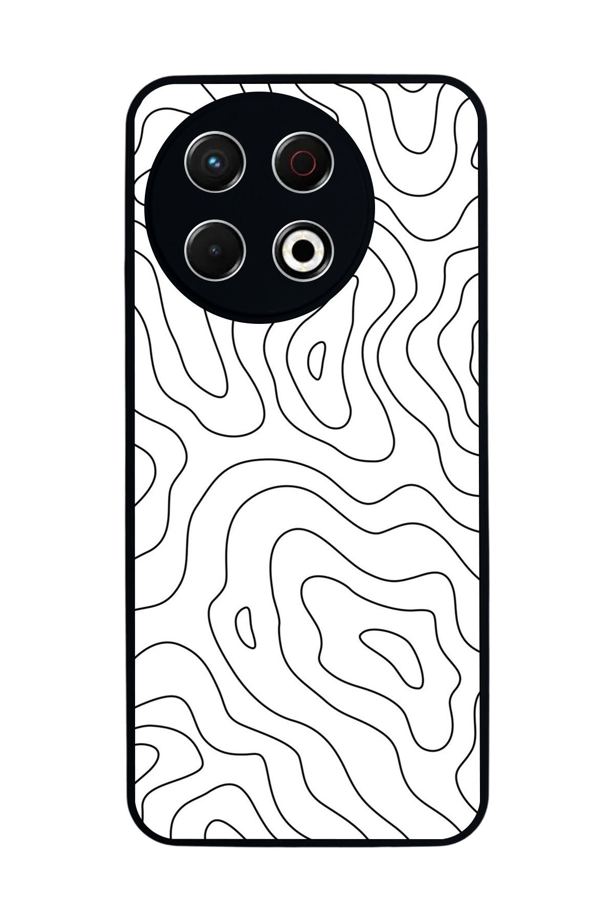 Tecno Spark 30 Pro Uyumlu Çizgi Sanatı Tasarımlı Glossy Premium Kılıf