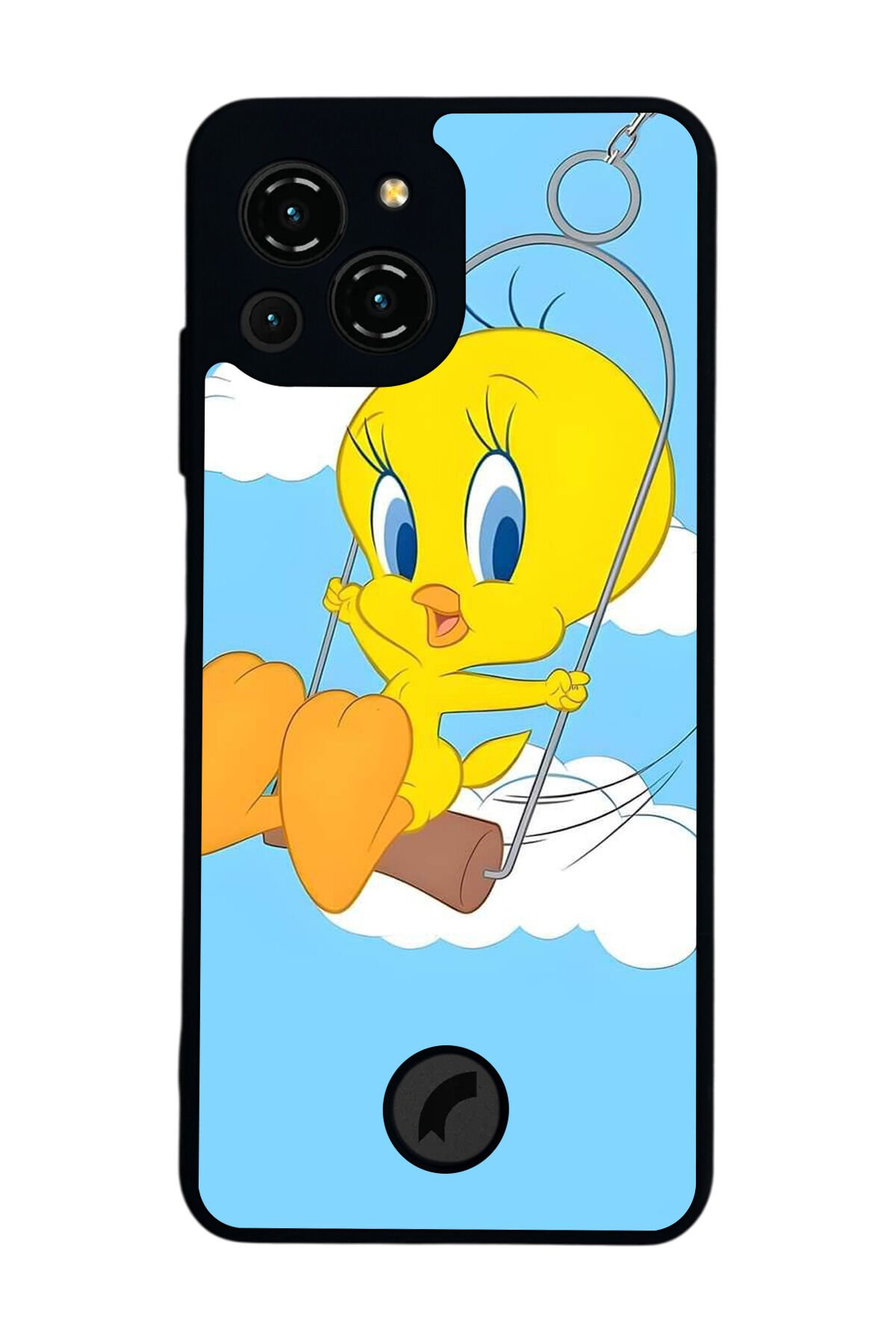 Reeder S23 Pro Max Uyumlu tweety Tasarımlı Glossy Premium Kılıf