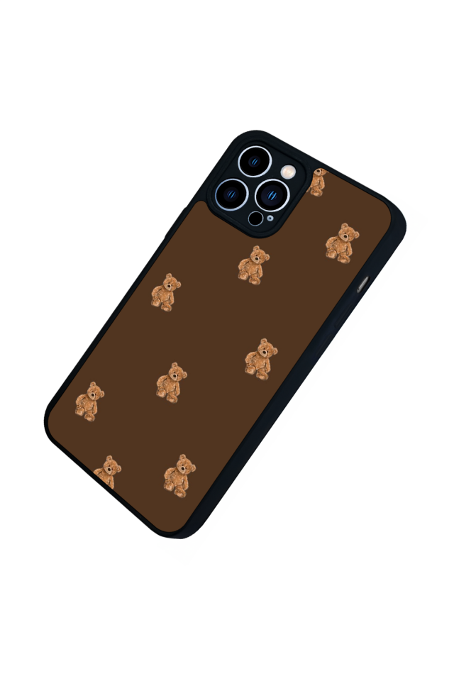 iPhone 12 Pro Max Uyumlu Ayı Tasarımlı Glossy Premium Kılıf