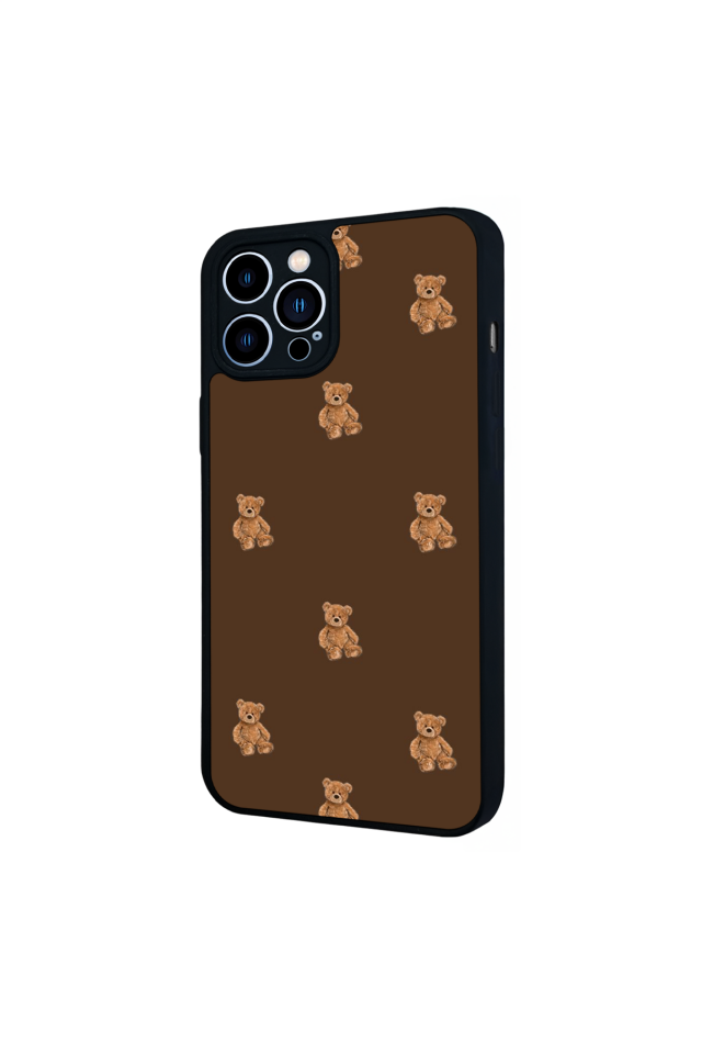 iPhone 12 Pro Max Uyumlu Ayı Tasarımlı Glossy Premium Kılıf