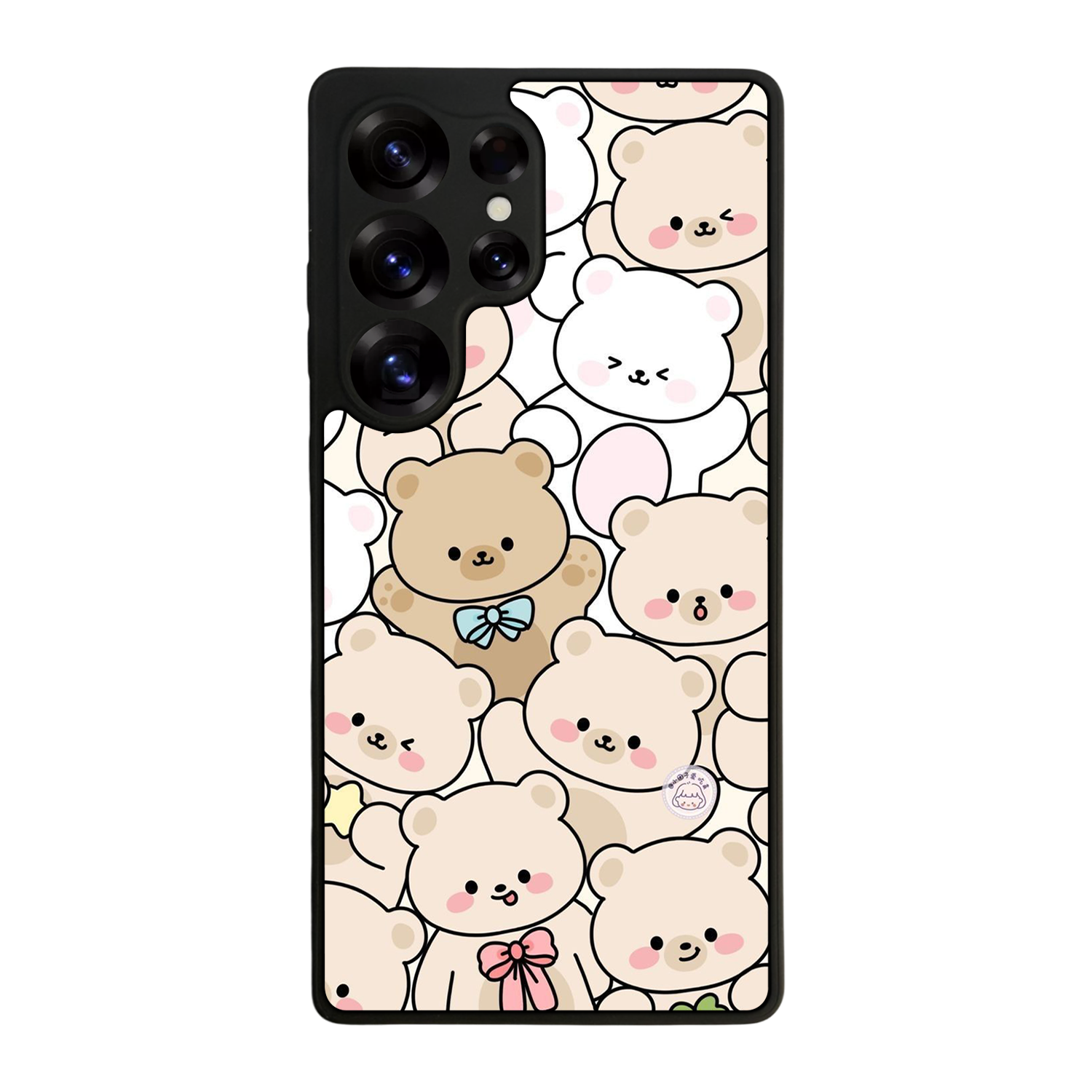 Samsung Galaxy S25 Ultra Uyumlu Ayı Tasarımlı Glossy Premium Kılıf