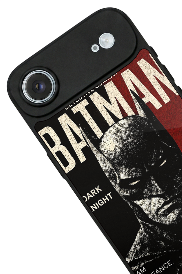 iPhone 17 Air Uyumlu Batman Tasarımlı Glossy Premium Kılıf