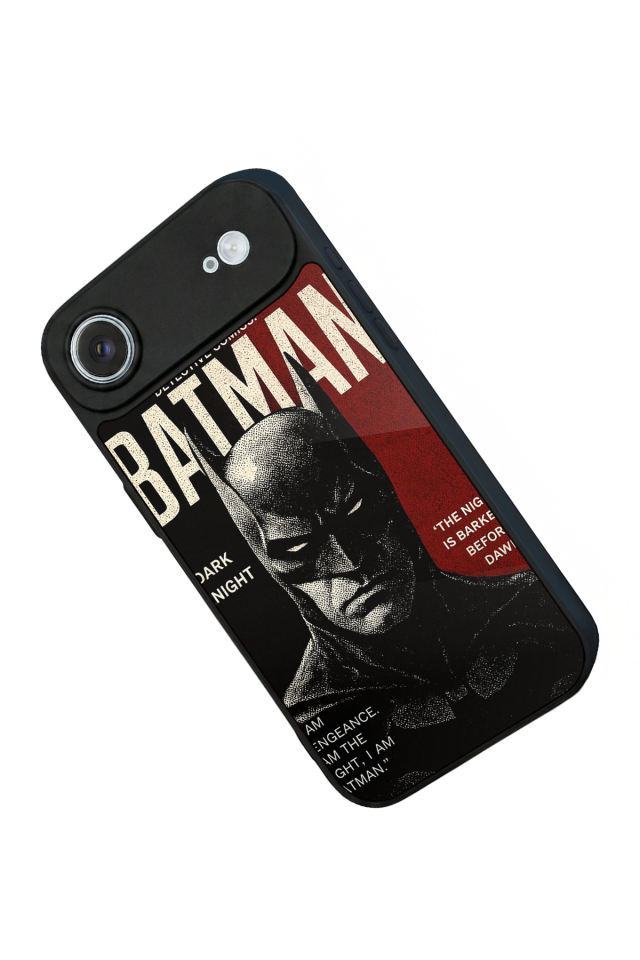 iPhone 17 Air Uyumlu Batman Tasarımlı Glossy Premium Kılıf