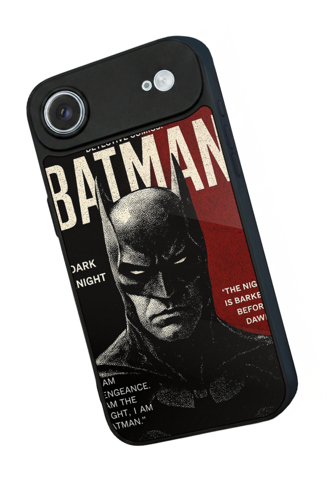 iPhone 17 Air Uyumlu Batman Tasarımlı Glossy Premium Kılıf