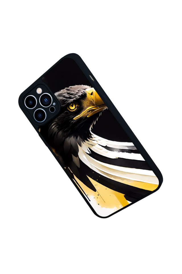 iPhone 12 Pro Max Uyumlu Besiktas Tasarımlı Glossy Premium Kılıf