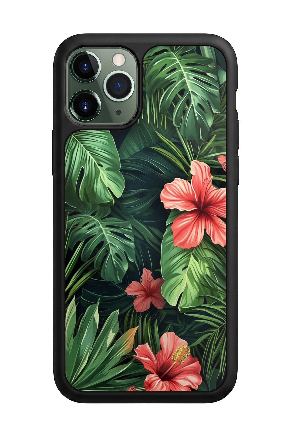 iPhone 11 Pro Max Uyumlu Botanik Tasarımlı Glossy Premium Kılıf