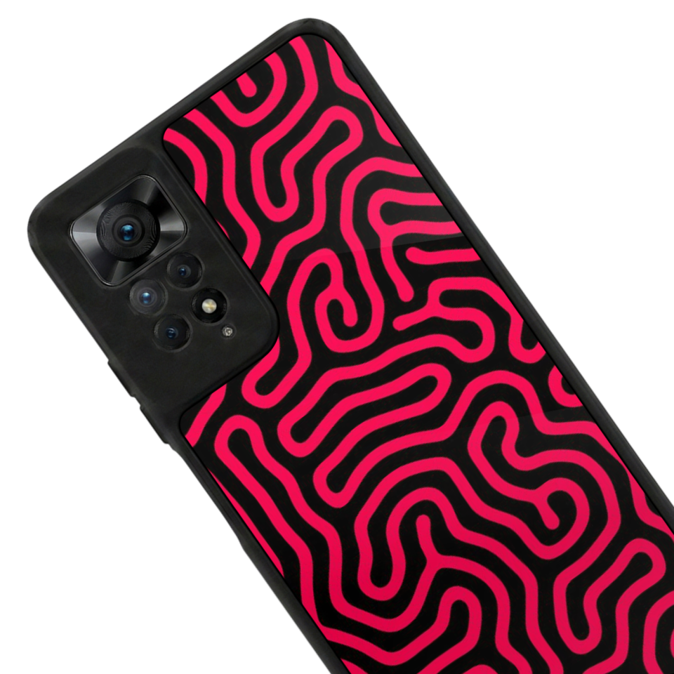 Xiaomi Redmi Note 12 Pro Uyumlu Çizgi Sanatı Tasarımlı Glossy Premium Kılıf