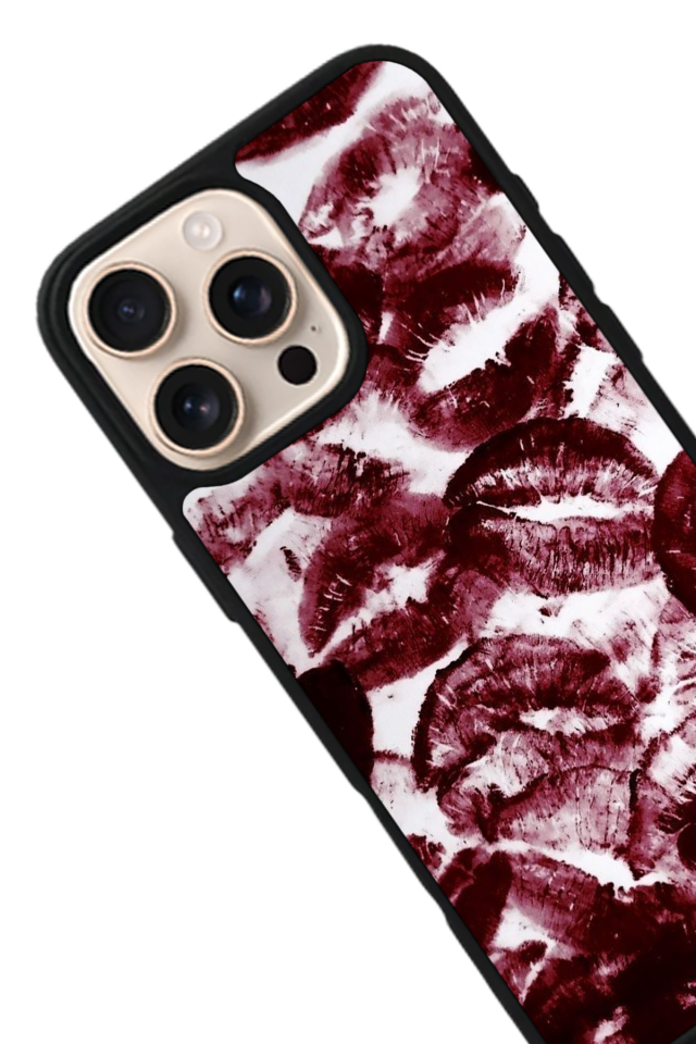 iPhone 16 Pro Uyumlu Dudak Tasarımlı Glossy Premium Kılıf