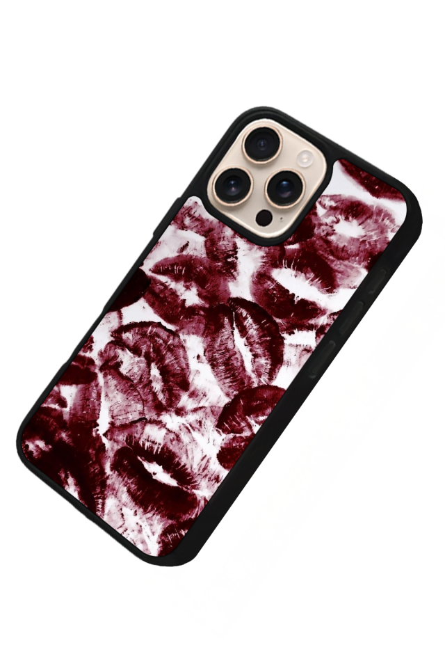iPhone 16 Pro Uyumlu Dudak Tasarımlı Glossy Premium Kılıf