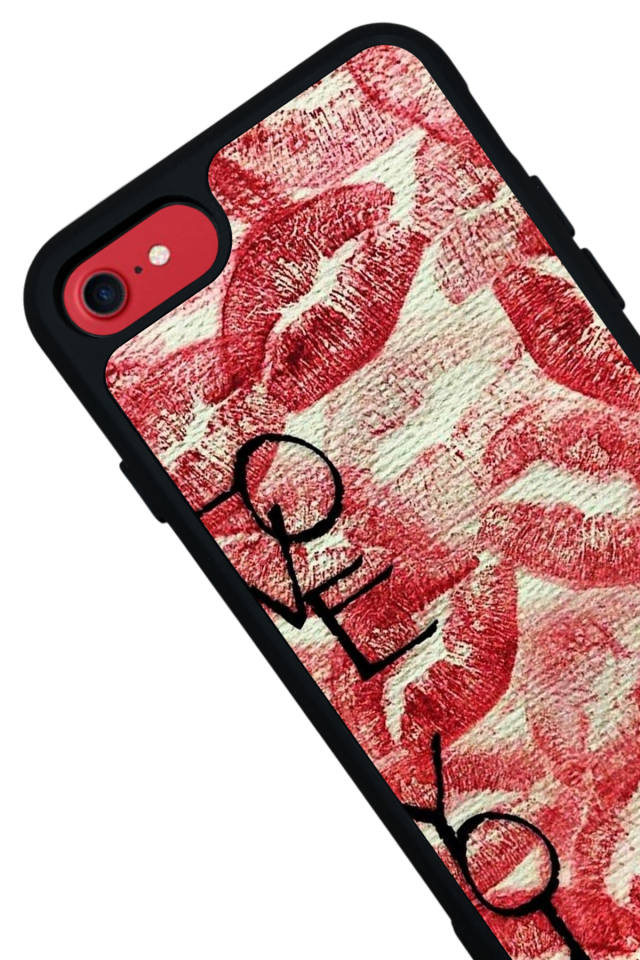 iPhone 7 Uyumlu Dudak Tasarımlı Glossy Premium Kılıf