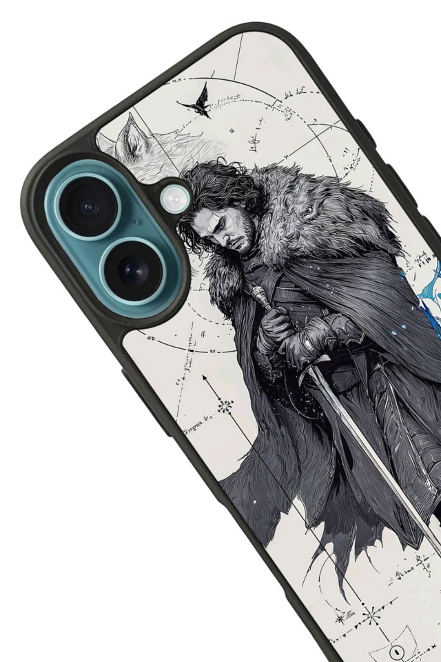 iPhone 16 Plus Uyumlu GameOfThrones Tasarımlı Glossy Premium Kılıf