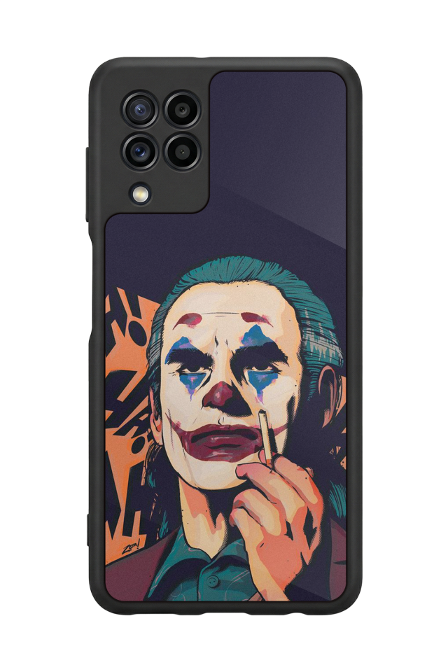 Samsung Galaxy M22 Uyumlu Joker Tasarımlı Glossy Premium Kılıf