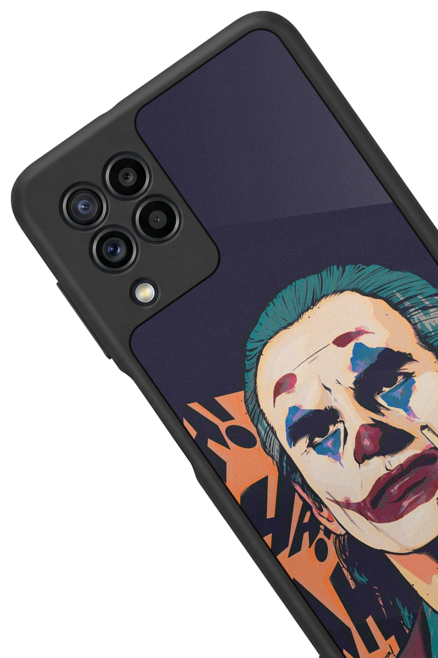 Samsung Galaxy M22 Uyumlu Joker Tasarımlı Glossy Premium Kılıf