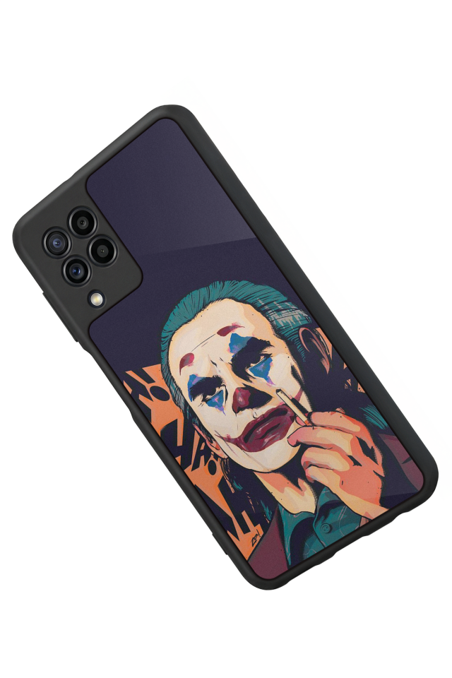 Samsung Galaxy M22 Uyumlu Joker Tasarımlı Glossy Premium Kılıf