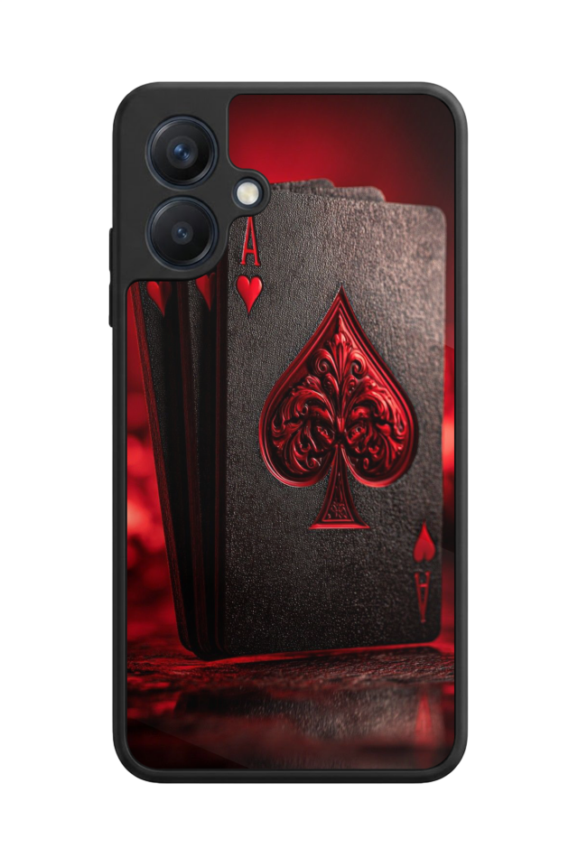 Samsung Galaxy A07 Uyumlu Kart Tasarımlı Glossy Premium Kılıf