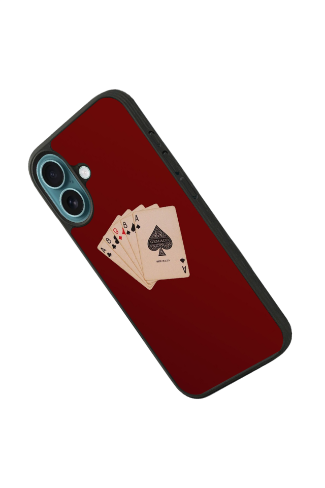 iPhone 16 Uyumlu Kart Tasarımlı Glossy Premium Kılıf