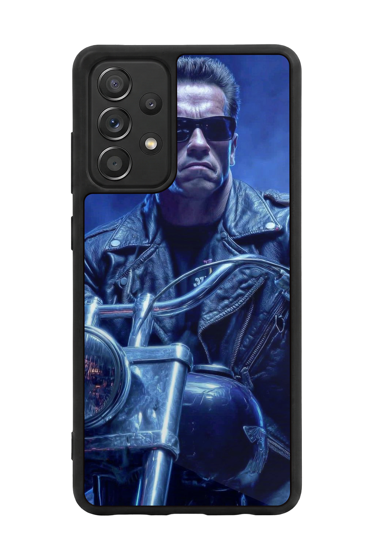 Samsung Galaxy A72 Uyumlu Terminator Tasarımlı Glossy Premium Kılıf