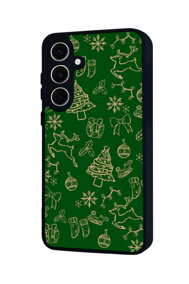 Samsung Galaxy A16 Uyumlu Yilbasi Christmas Tasarımlı Glossy Premium Kılıf