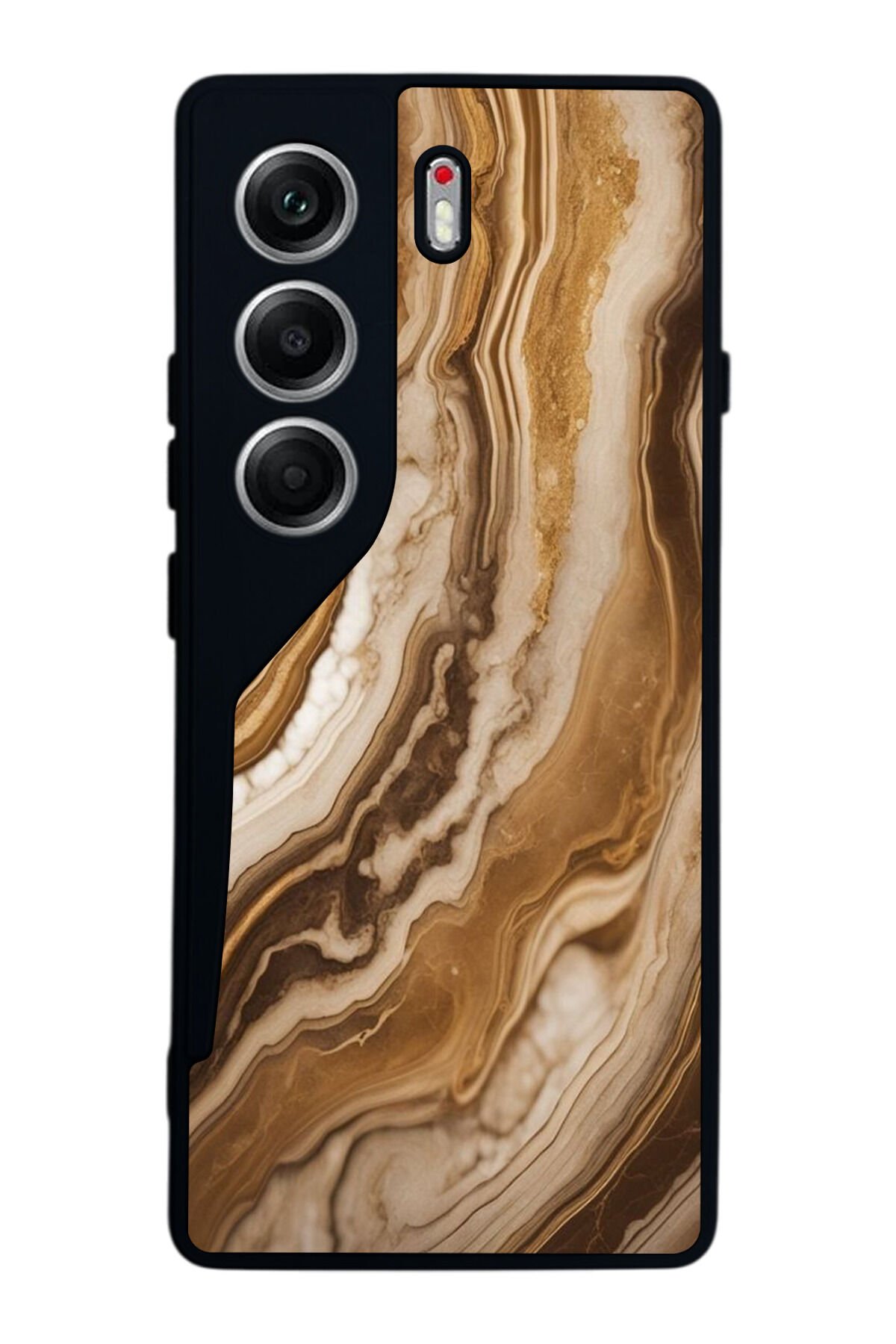 Tecno Camon 40 Uyumlu Mermer Marble Tasarımlı Glossy Premium Kılıf