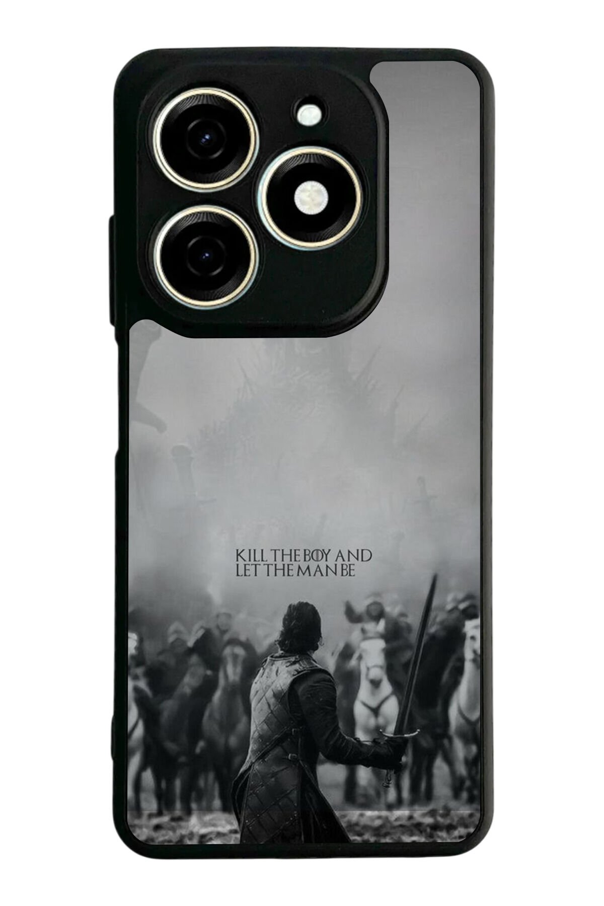Tecno Spark 20/20C Uyumlu GameOfThrones Tasarımlı Glossy Premium Kılıf