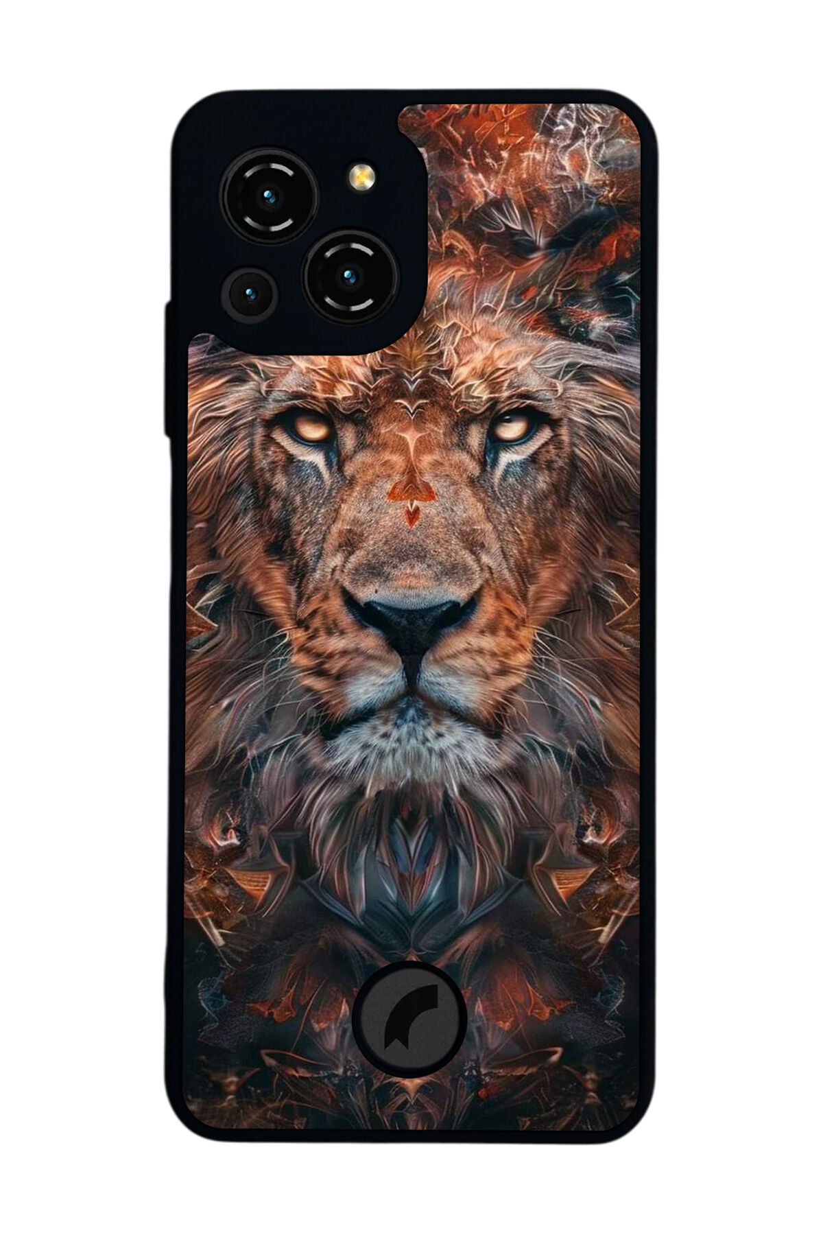 Reeder S23 Pro Max Uyumlu Aslan Tasarımlı Glossy Premium Kılıf