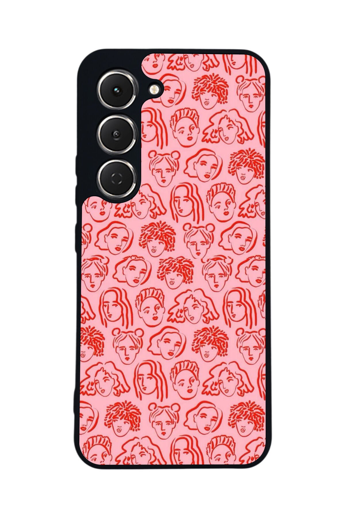 Tecno Spark 40 Pro Uyumlu Line Art Tasarımlı Glossy Premium Kılıf