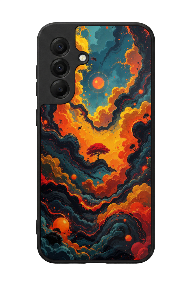 Samsung Galaxy A17 Uyumlu Abstract Tasarımlı Glossy Premium Kılıf