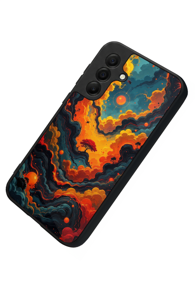 Samsung Galaxy A17 Uyumlu Abstract Tasarımlı Glossy Premium Kılıf