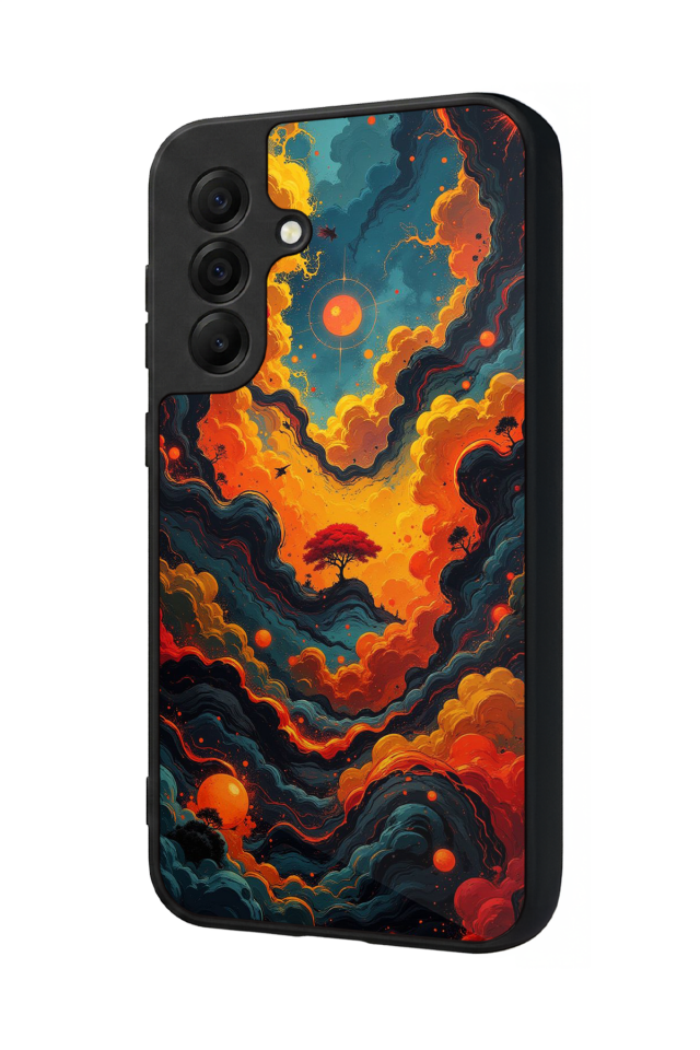 Samsung Galaxy A17 Uyumlu Abstract Tasarımlı Glossy Premium Kılıf
