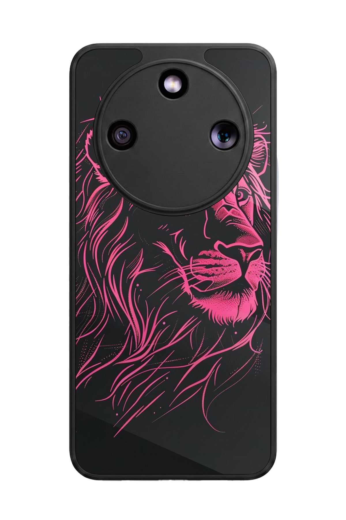 Honor Magic 8 Lite Uyumlu Aslan Tasarımlı Glossy Premium Kılıf