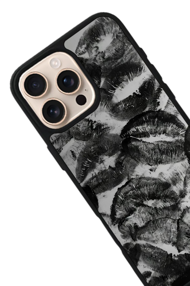 iPhone 16 Pro Uyumlu Dudak Tasarımlı Glossy Premium Kılıf